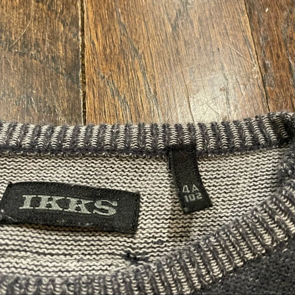 IKKS gray Cozy & Stylish Gray Knit Sweater Dress. size 4